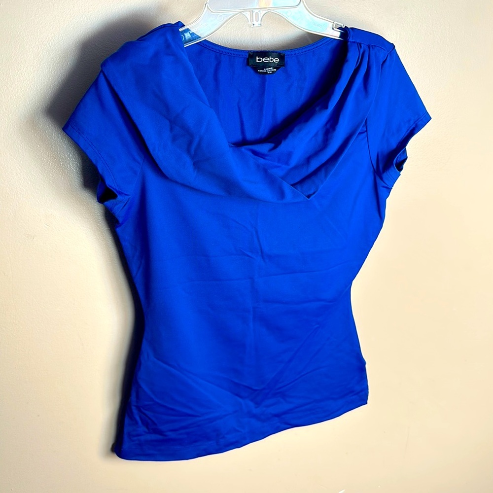 Bebe tops size M cobalt blue